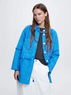 100% Cotton Denim Shirt|Parfois Cheap