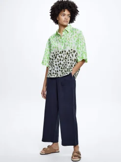 100% Cotton Printed Shirt|Parfois Store