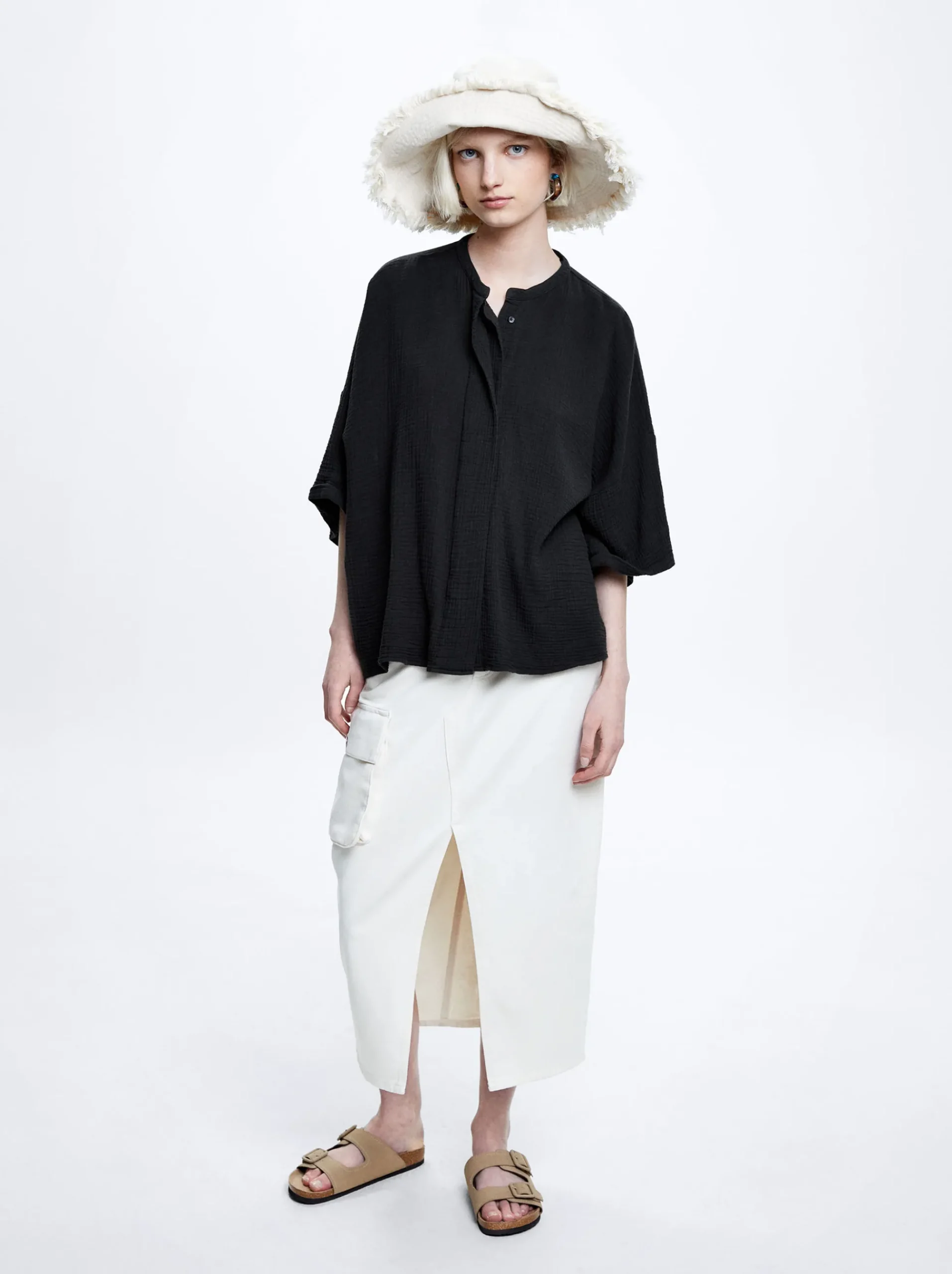 100% Cotton Top|Parfois Fashion