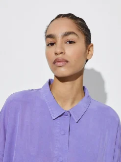 100% Lyocell Shirt Dress|Parfois Shop