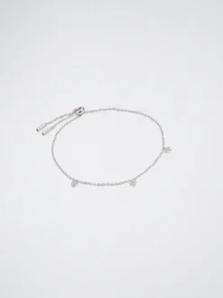 925 Bracelet With Hearts|Parfois Store