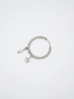 925 Silver Hoop Earrings With Freshwater Pearl|Parfois Shop