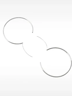 925 Large Hoop Earrings|Parfois Online