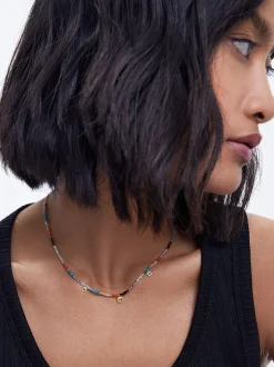 925 Silver Necklace With Semi-Precious Stone|Parfois Fashion