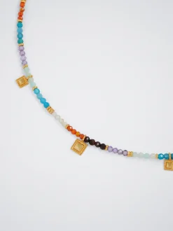 925 Silver Necklace With Semi-Precious Stone|Parfois Fashion
