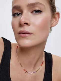 925 Silver Necklace With Semi-Precious Stone|Parfois Store