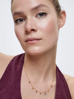 925 Silver Necklace With Stone|Parfois Hot