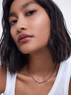 925 Silver Necklace With Zirconia|Parfois Best Sale
