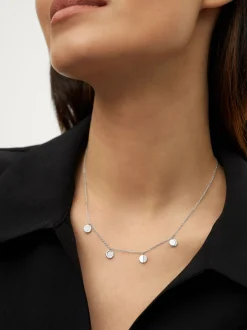 925 Necklace With Zirconia|Parfois Clearance