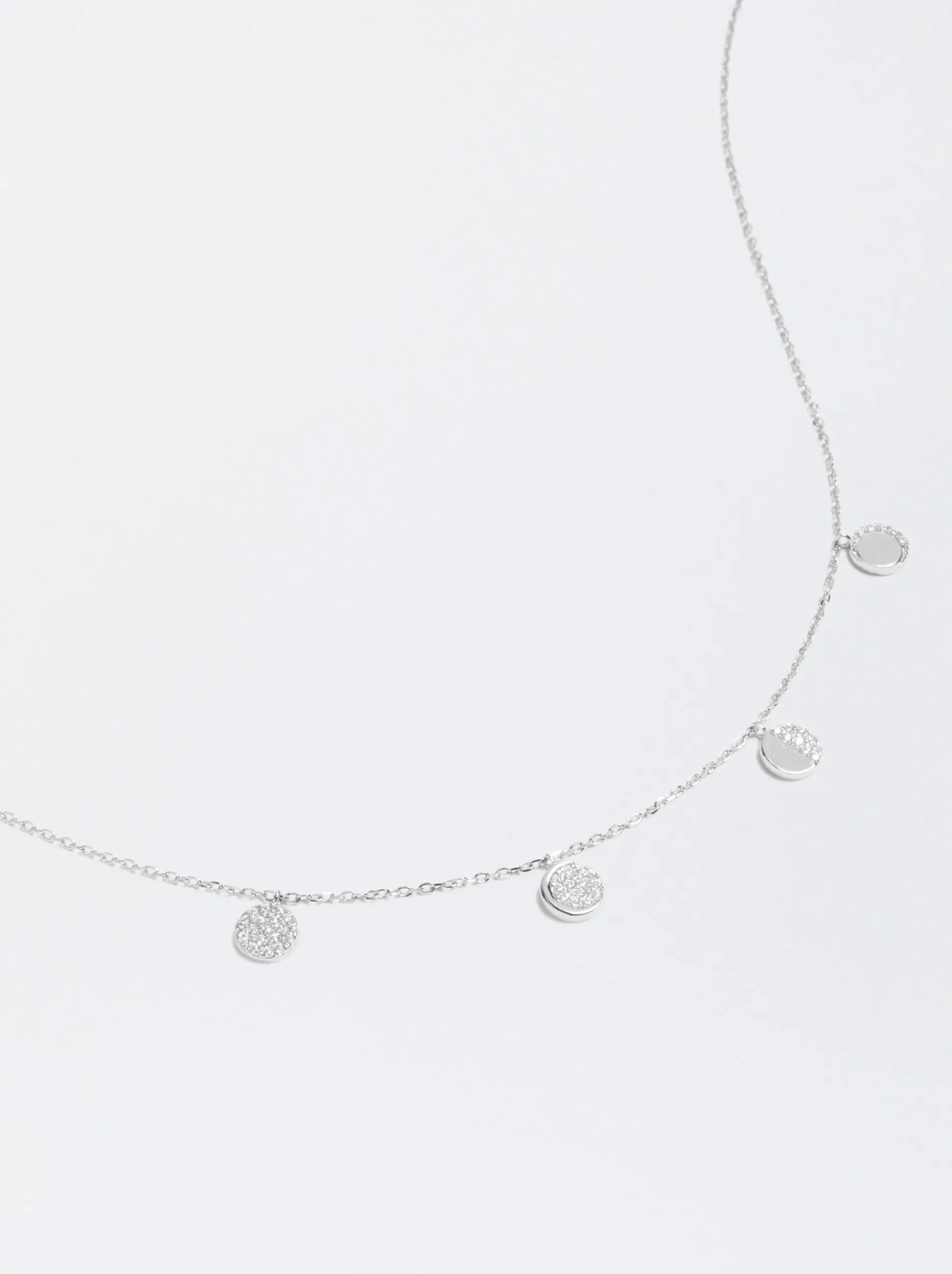 925 Necklace With Zirconia|Parfois Clearance