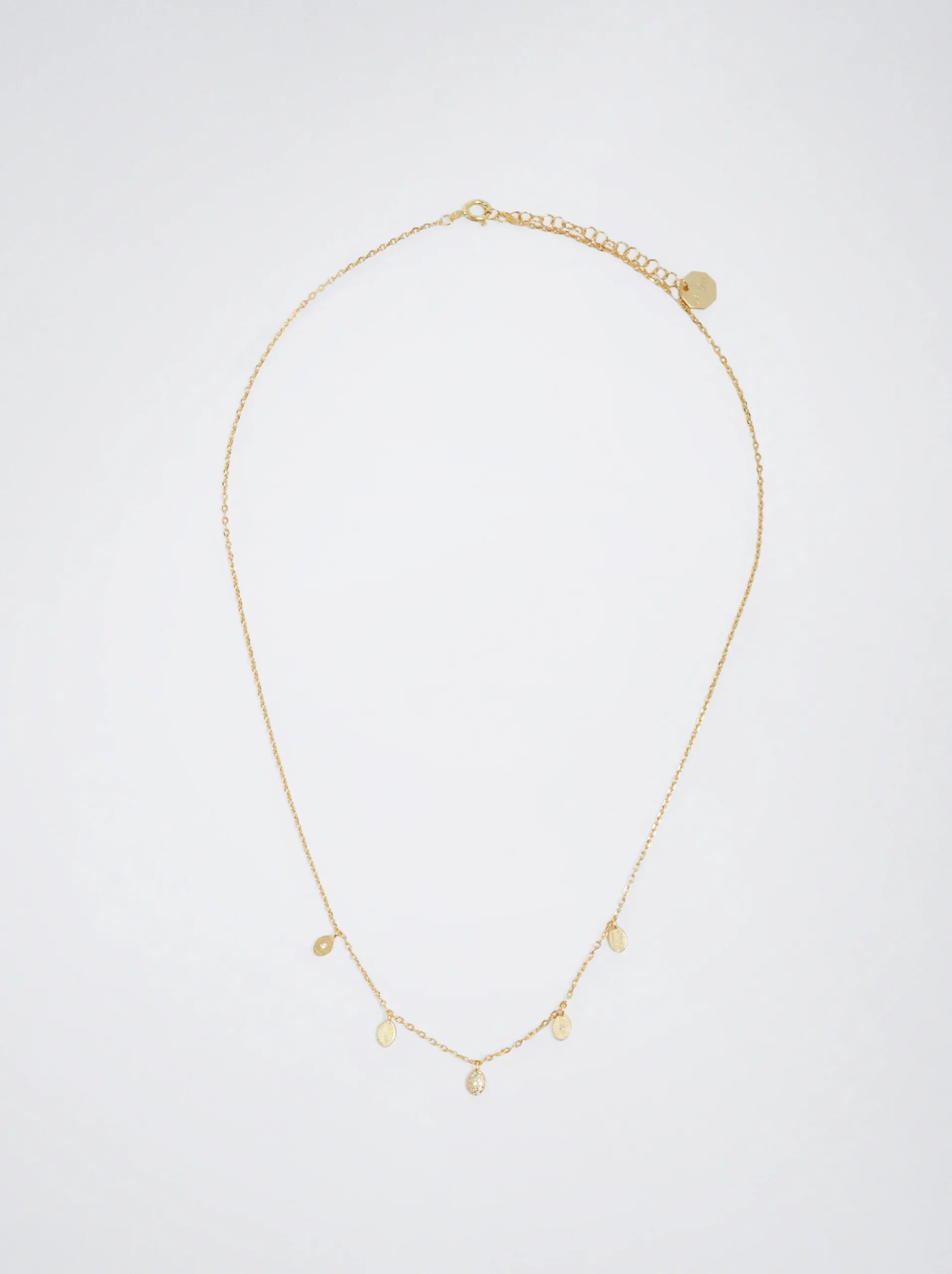 925 Silver Necklace With Zirconia|Parfois Best Sale