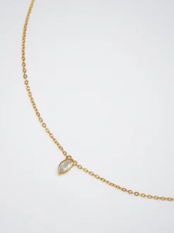925 Silver Necklace With Zirconia|Parfois New