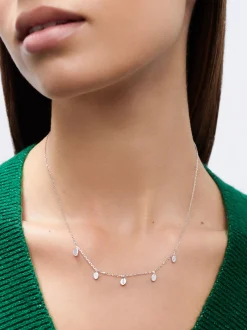 925 Necklace With Zirconia|Parfois Store