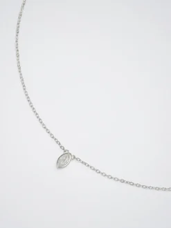 925 Necklace With Zirconia|Parfois Flash Sale