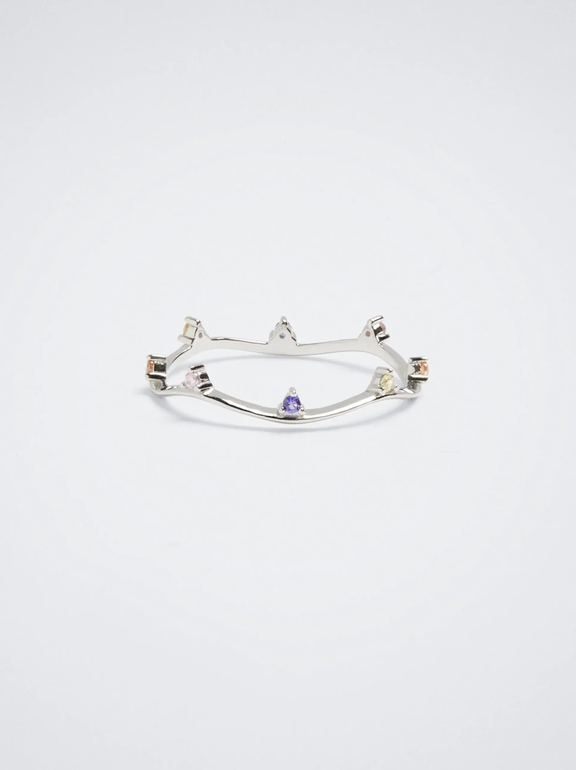 925 Silver Ring With Zirconia|Parfois Online