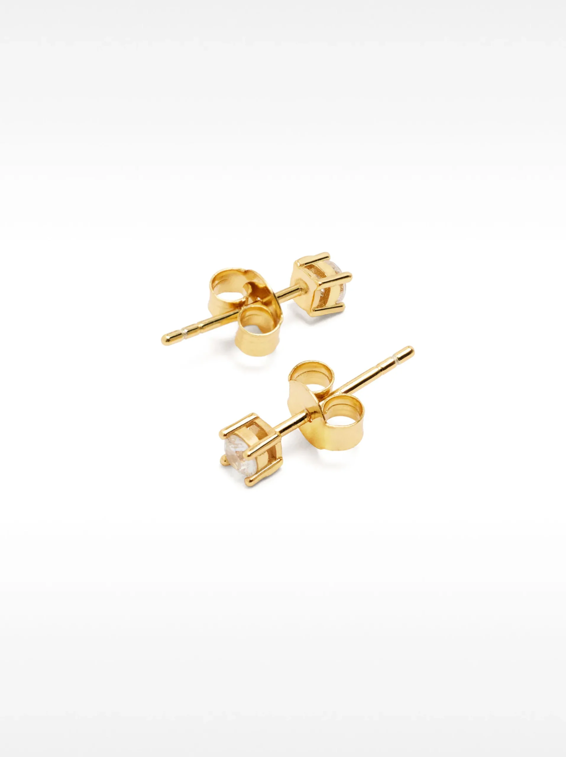 925 Silver Stud Earrings With Zirconia|Parfois New