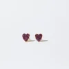 925 Silver Studs With Hearts|Parfois Best