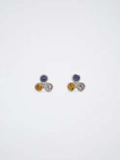 925 Silver Studs With Zirconia|Parfois New
