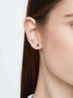 925 Silver Studs With Zirconia|Parfois Outlet