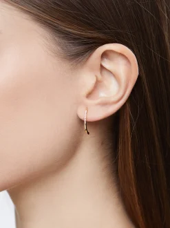 925 Silver Studs With Zirconia|Parfois Fashion