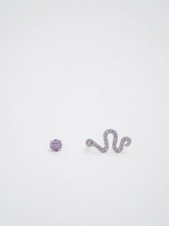 925 Silver Studs With Zirconia|Parfois Fashion