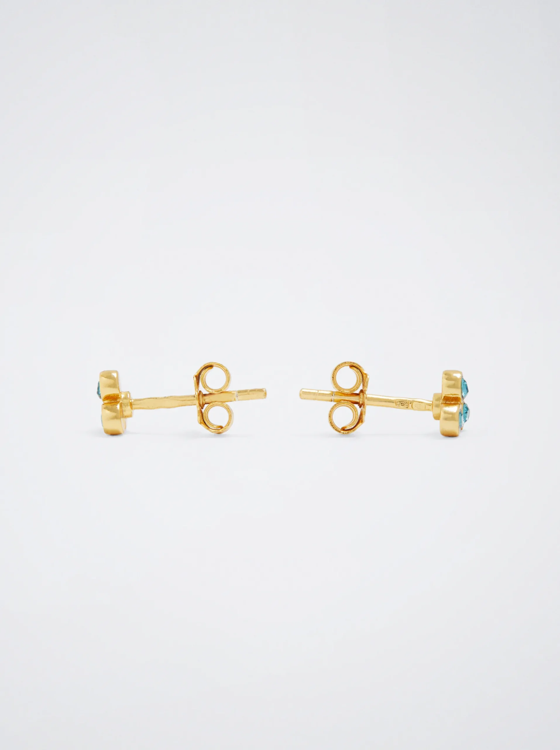 925 Silver Studs With Zirconia|Parfois Shop