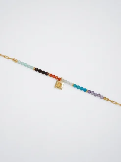 925 Sterling Silver Bracelet With Semiprecious Stone|Parfois Fashion