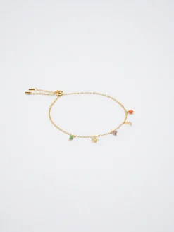 925 Sterling Silver Bracelet With Stone|Parfois Sale