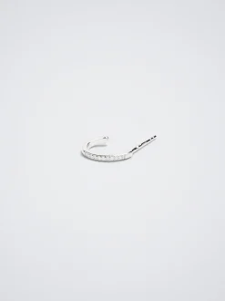 925 Sterling Hoops With Zirconia|Parfois Best Sale