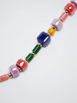 Adjustable Bracelet With Resin|Parfois Store