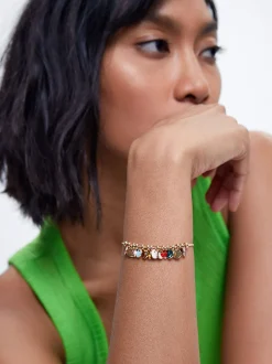 Adjustable Bracelet With Enamel|Parfois Flash Sale