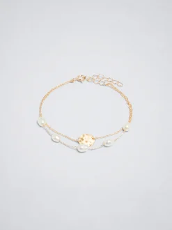 Adjustable Bracelet With Freshwater Pearl|Parfois Fashion