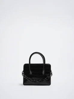 Animal Embossed Bag With Chain|Parfois Sale
