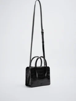 Animal Embossed Bag With Chain|Parfois Sale