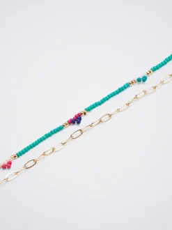 Anklet Bracelet With Beading|Parfois Hot
