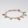 Anklet Bracelet With Enamel And Resin|Parfois Fashion