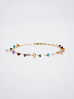 Anklet Bracelet With Stone And Zirconia|Parfois Outlet
