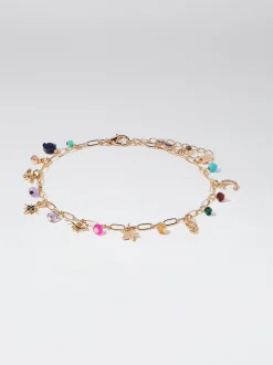 Anklet Bracelet With Stone And Zirconia|Parfois Best