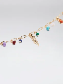 Anklet Bracelet With Stone And Zirconia|Parfois Fashion