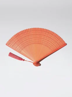 Bamboo Perforated Fan|Parfois Sale