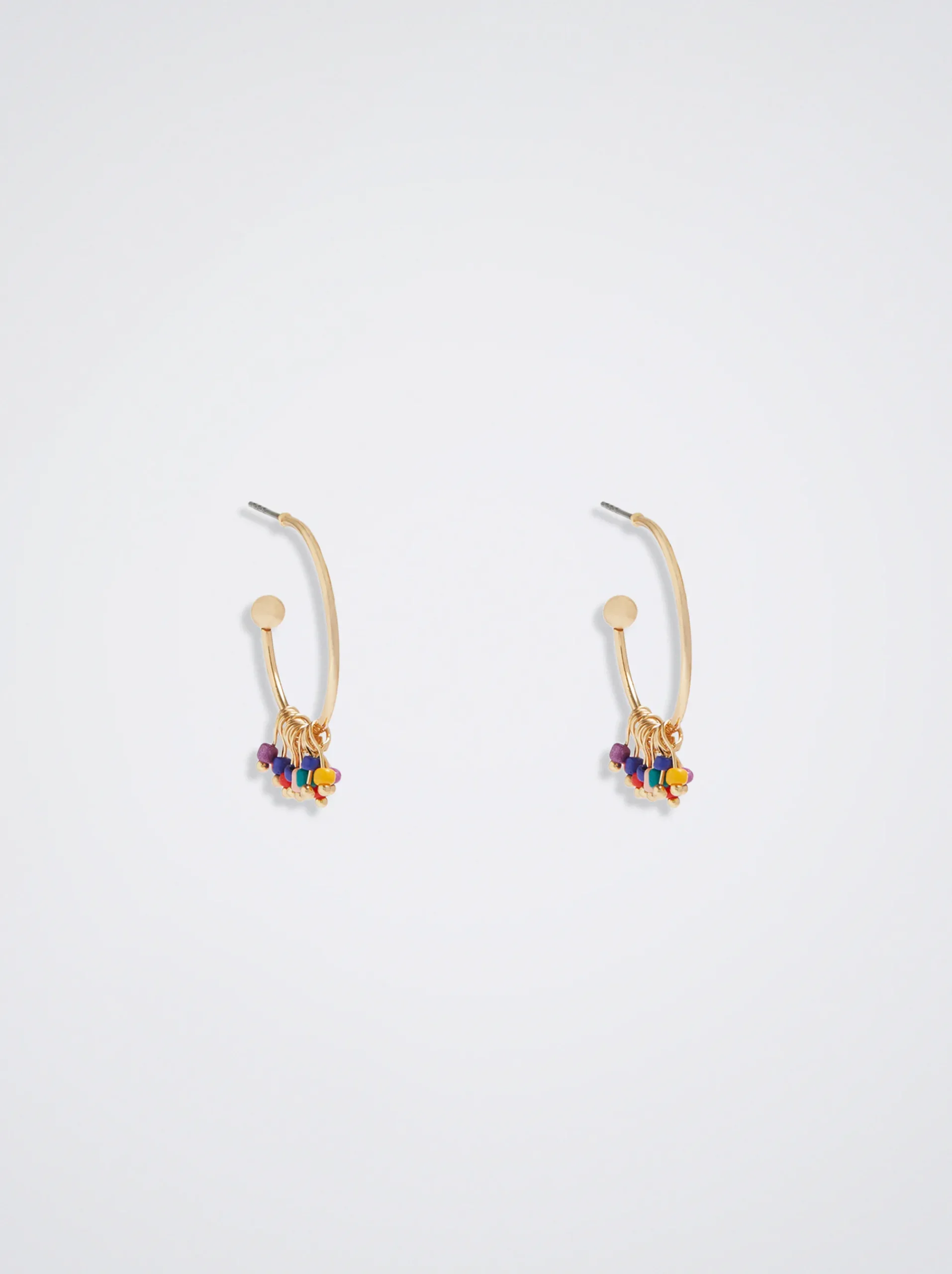 Beaded Hoop Earrings|Parfois Sale