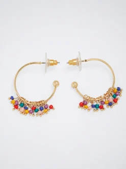 Beaded Hoop Earrings|Parfois Sale