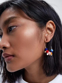Beaded Hoop Earrings|Parfois Best