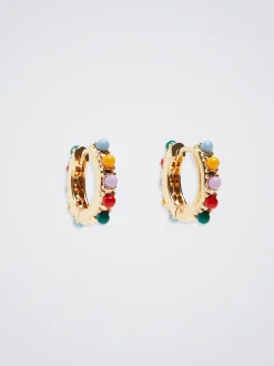 Beaded Hoop Earrings|Parfois Shop