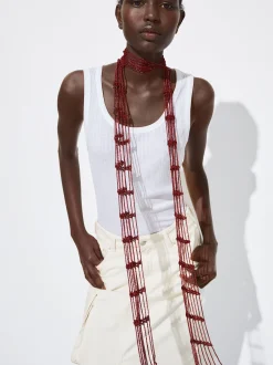 Beaded Wedding Scarf|Parfois Flash Sale