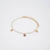 Bracelet With Flowers And Crystals|Parfois Outlet