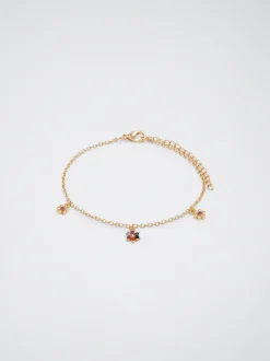 Bracelet With Flowers And Crystals|Parfois Outlet