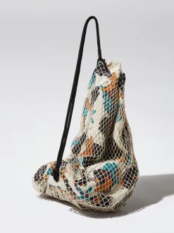 Braided Printed Bucket Bag|Parfois Flash Sale