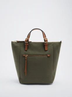 Canvas Bag And Backpack|Parfois Best Sale