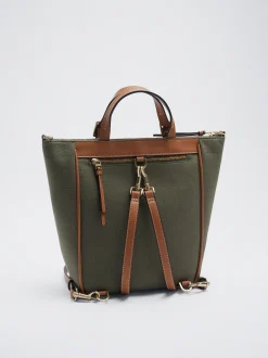 Canvas Bag And Backpack|Parfois Best Sale